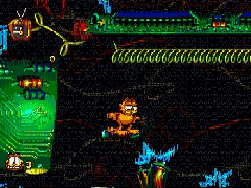 Garfield - Caught in the Act (USA, Europe) screen shot game playing